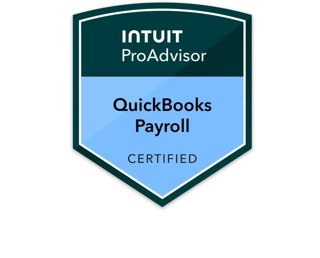Intuit ProAdvisor QuickBooks Payroll Certified badge