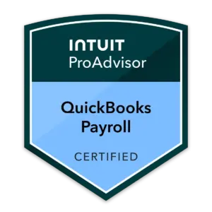 Intuit ProAdvisor QuickBooks Payroll Certified badge